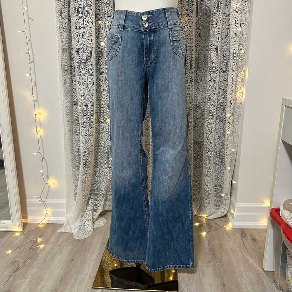 Y2K Vintage GLO Jeans Low Rise 2000s Denim